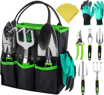 22-Piece Garden Tool Set β Heavy Duty, Rust-Resistant β Gardening Gifts for Women, Men & Families
