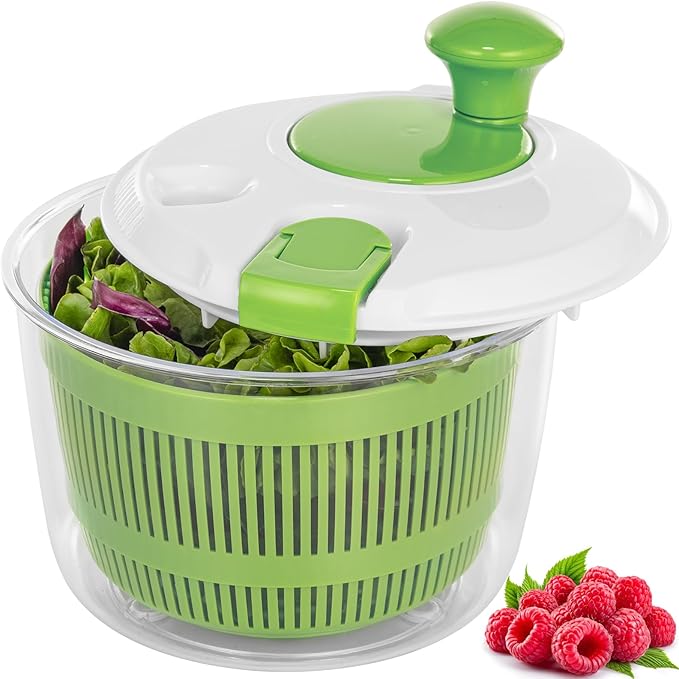 Hot Sale Dropshipping Kitchen Accessories Quick Dry Design Manual Plastic Salad Fruit Spinner Dehydrated Vegetables