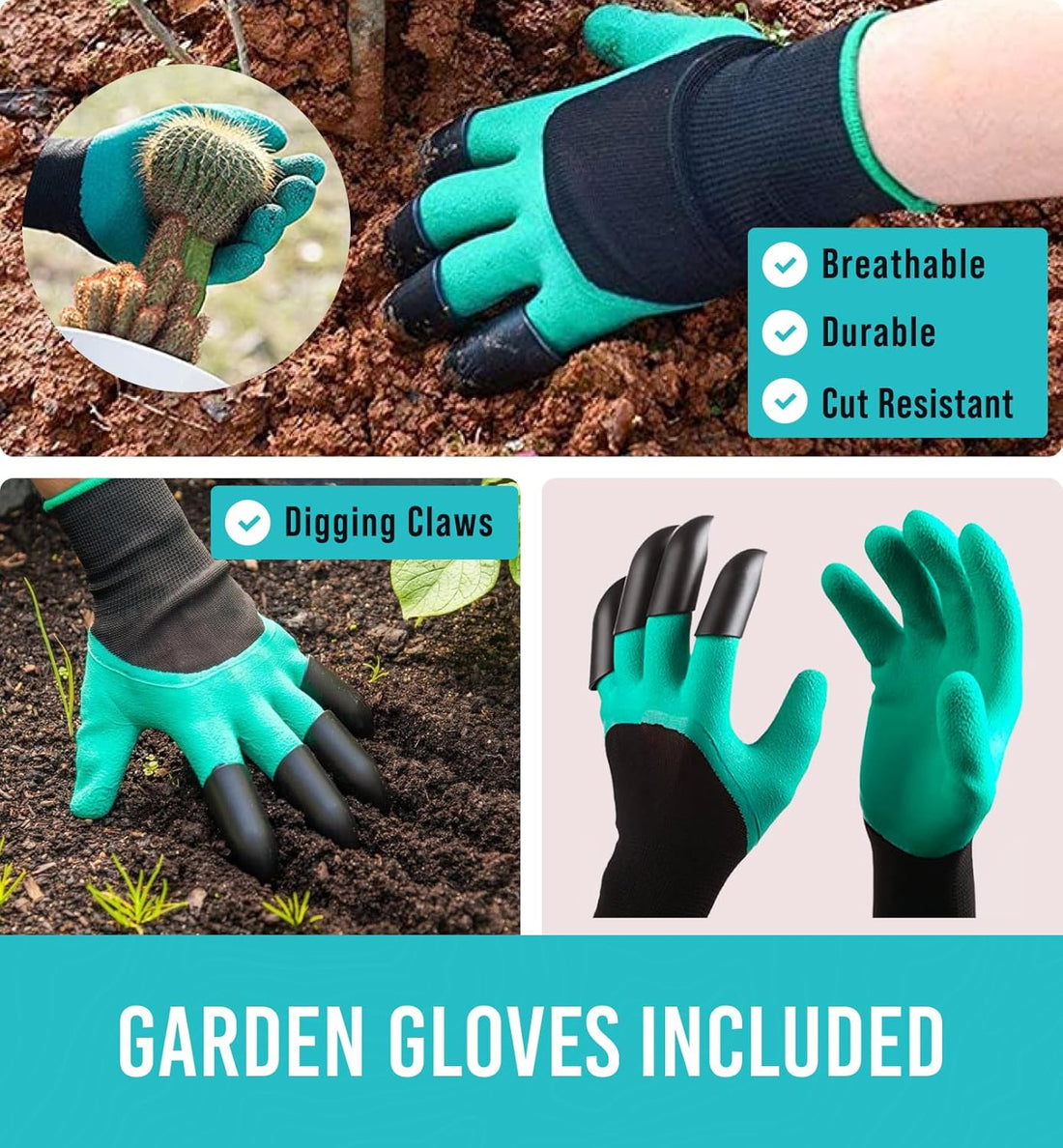 22-Piece Garden Tool Set – Heavy Duty, Rust-Resistant – Gardening Gifts for Women, Men & Families